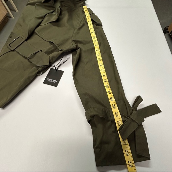 Vera Wang Womens Short Trench Coat Jacket Size XL Zip Belted Neutral Lightweight - Picture 10 of 12